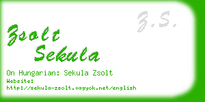 zsolt sekula business card